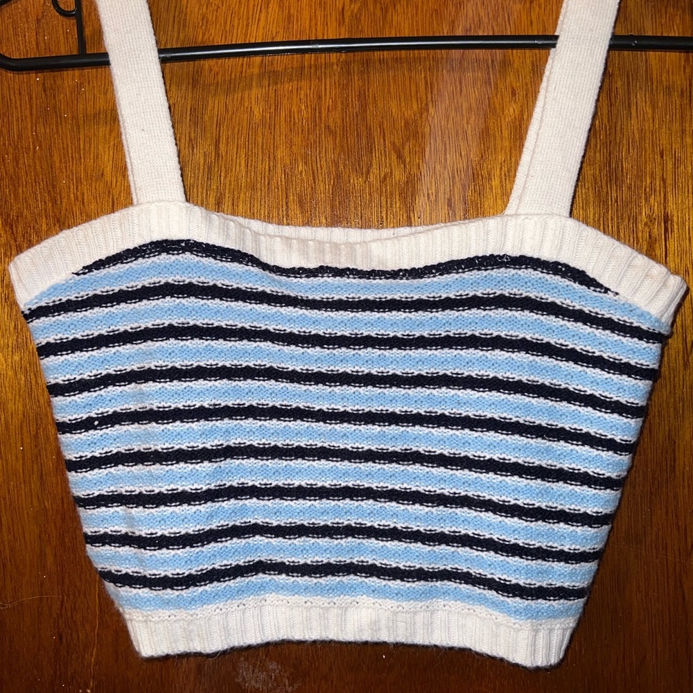 Striped Crop Top
